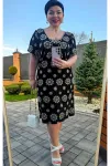 Платье Vittoria Queen 24823 бежевый+черный