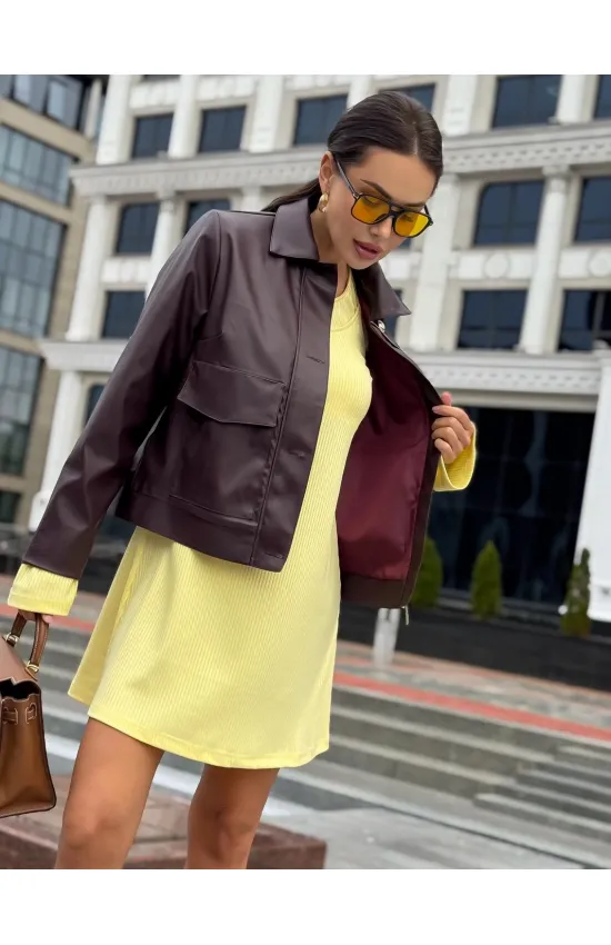 Пиджак Aura Ofthe Day 1140 махагон Пиджак Aura Ofthe Day 1140 махагон