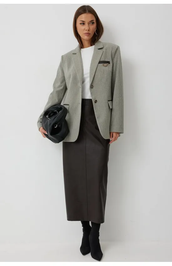 Пиджак Kaloris 2247 серый