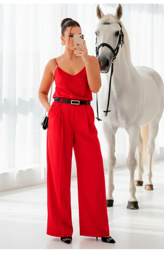 Брюки Mislana 1283 красный