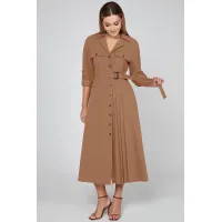 Платье Bazalini 5012 бежевый Платье Bazalini 5012 бежевый