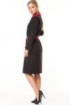 Платье Talia Fashion 414 черный+красный