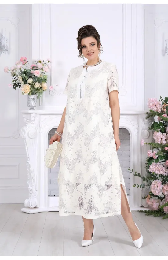 Платье Ninele 6118 Молочный