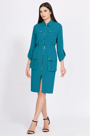 Платье Bazalini 4961 бирюза