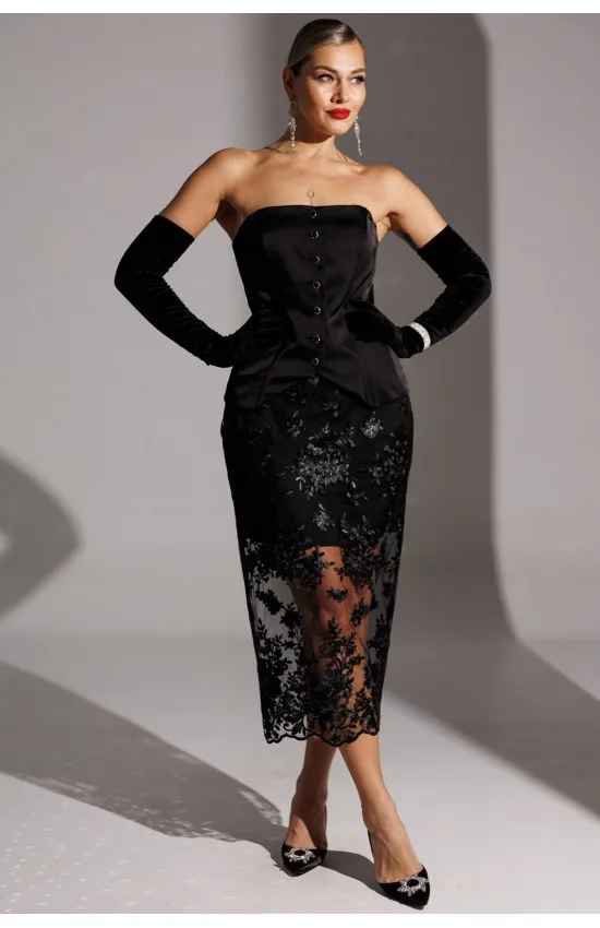 Юбка Мода-Юрс 25-2946 черный