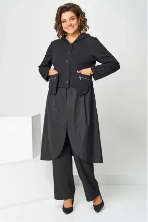 Кардиганы Асолия 4103 чёрный new