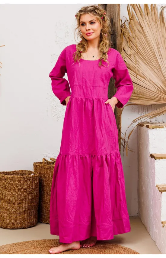 Платье Амулет 9922 фуксия 164