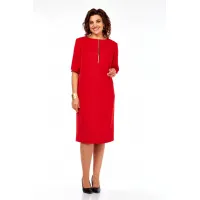 Платье Ольга Стиль С984 красный