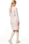 Платье Talia Fashion 410 геометрический  мелкий принт в светлых оттенках