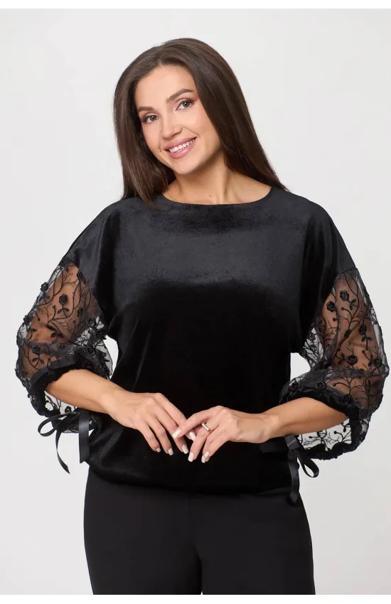 Блузка Дали 5301А черный new