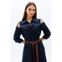 Платье Миа Мода 1551-2 темно-синий