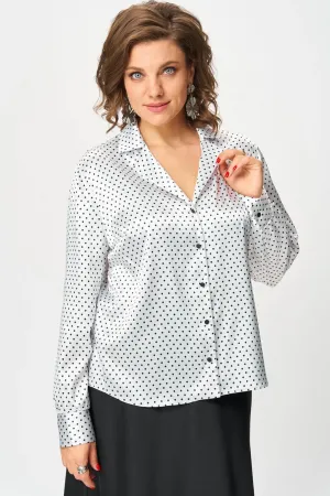 Блузка Svetlana Style 2173 белый в горох