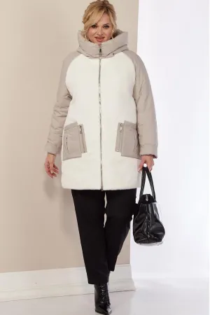 Куртка Shetti 2171 молочный