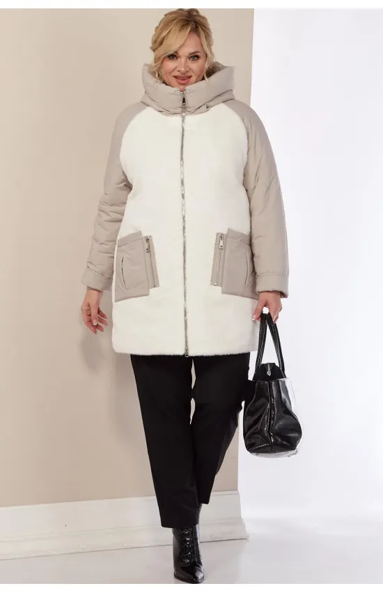 Куртка Shetti 2171 молочный