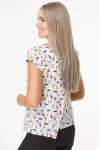 Блузка Modema 212-4 белый-котики