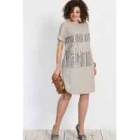 Платье Галеан Cтиль 687.1 бежевый