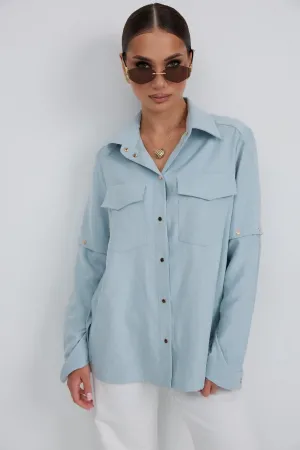 Блузка Vesnaletto 4362-2 голубой