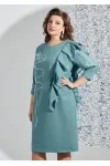 Платье Mira Fashion 5535-2 бирюзовый