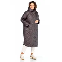 Пальто Диамант 2115 горький шоколад