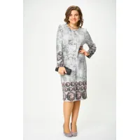 Платье Орхидея Люкс 1618 Серый