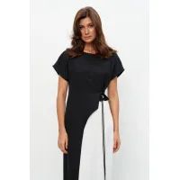 Платье Kavari 1134 черно-белый