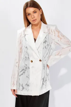 Пиджак Laikony 493-1 молочный