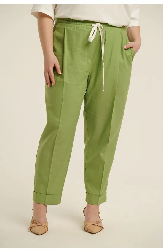 Брюки Deesses 4351 зеленый