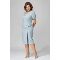 Платье Орхидея Люкс 1570 голубой