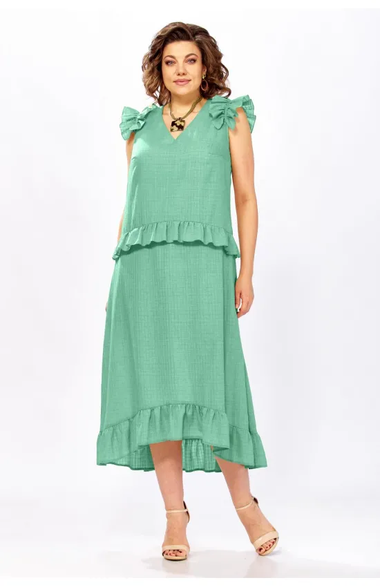 Платье Mira Fashion 5695 зеленый