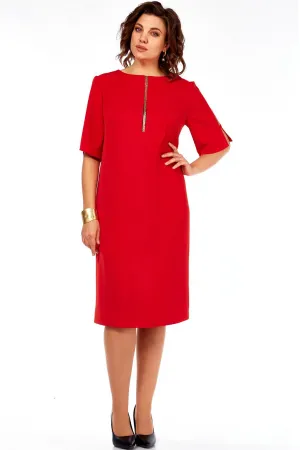 Платье Ольга Стиль С984 красный
