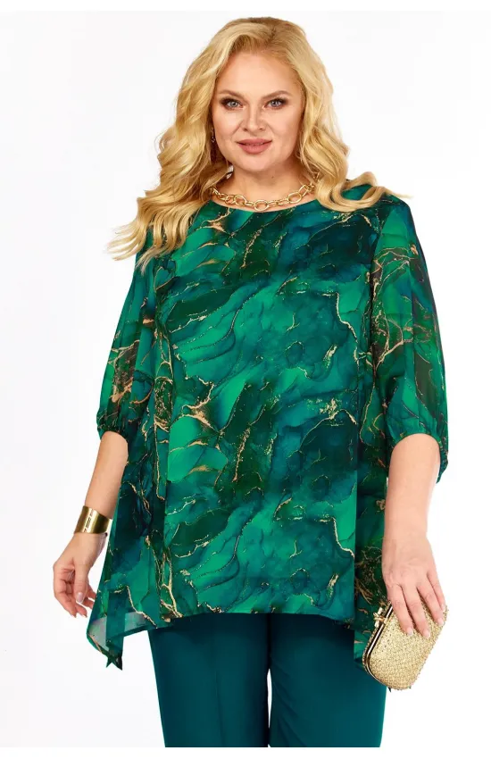 Блузка Элль-Стиль 2263/14 а изумруд