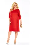 Платье Элль-Стиль 2443/1 красный Платье Элль-Стиль 2443/1 красный