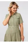 Платье Mira Fashion 5549-5 хаки