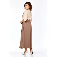 Платье Ольга Стиль С912/1 светло-коричневый