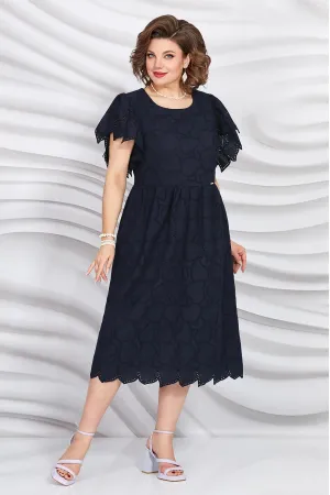 Платье Mira Fashion 5402-2 темно-синий