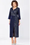 Платье Mira Fashion 5574 темно-синий