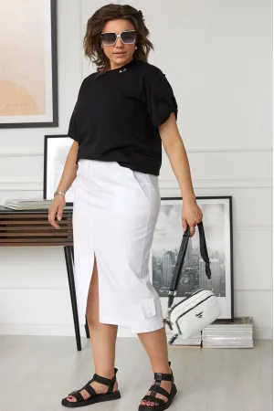 Юбка Begimoda 5006 белый