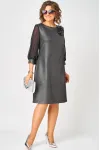 Платье Eva Grant 7310D графит Платье Eva Grant 7310D графит