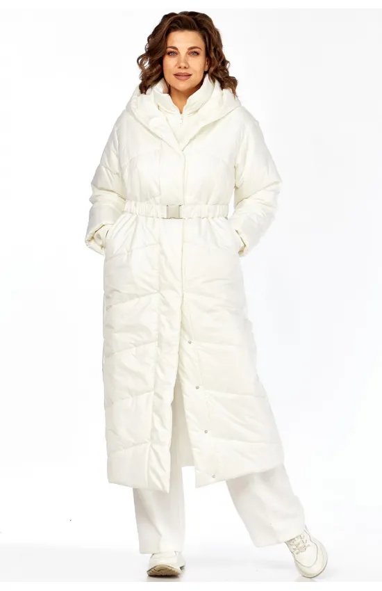 Пальто Диамант 2128 экрю