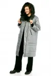 Пальто Диамант 2129 серый