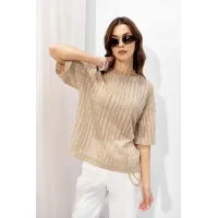 Кофта Люше 4332 бежевый