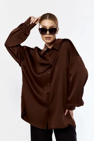 Блузка Talia Fashion 436 коричневый