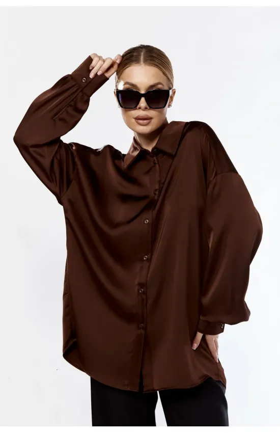 Блузка Talia Fashion 436 коричневый Блузка Talia Fashion 436 коричневый