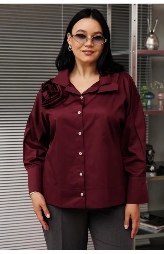 Блузка Anastasia 1204-2 бордовый