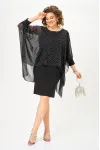 Платье Michel Chic 2203 чёрный, горох Платье Michel Chic 2203 чёрный, горох