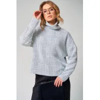 Кофта Laikony L-001-1 клетка графит Кофта Laikony L-001-1 клетка графит