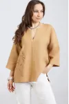 Блузка Mirolia 1293 Горчичный