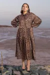 Платье Andina 834 леопард