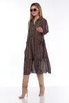 Платье Talia Fashion 431 коричневый