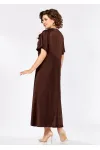 Платье Mira Fashion 5613-2 коричневый Платье Mira Fashion 5613-2 коричневый